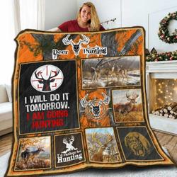 Hunting D Deer V1 3D Customized Quilt and Home Decor
