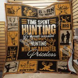 Hunting Dad Quilt Blanket Dhc03021121Td and Home Decor
