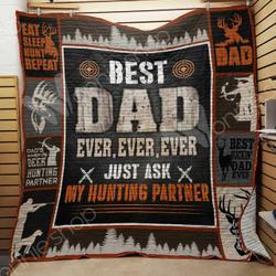 Hunting Dad Quilt Blanket Dhc1102480Td and Home Decor