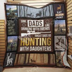 Hunting Dad Quilt Blanket Dhc1102502Td and Home Decor