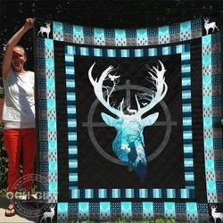 Hunting Deer Hunting Art Cla0211088Q Quilt Blanket and Home Decor