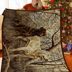 Hunting Dog Quilt Qzp and Home Decor