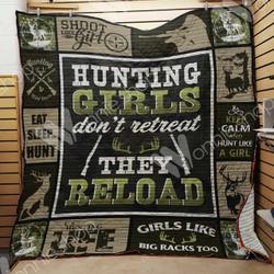 Hunting Girl Quilt Blanket Dhc03021098Td and Home Decor