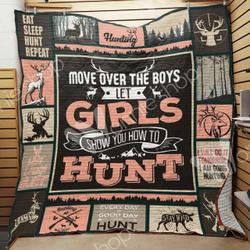 Hunting Girl Quilt Blanket Dhc03021116Td and Home Decor