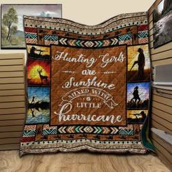 Hunting Girls Are Sunshine V1 QE 3D Customized Quilt and Home Decor