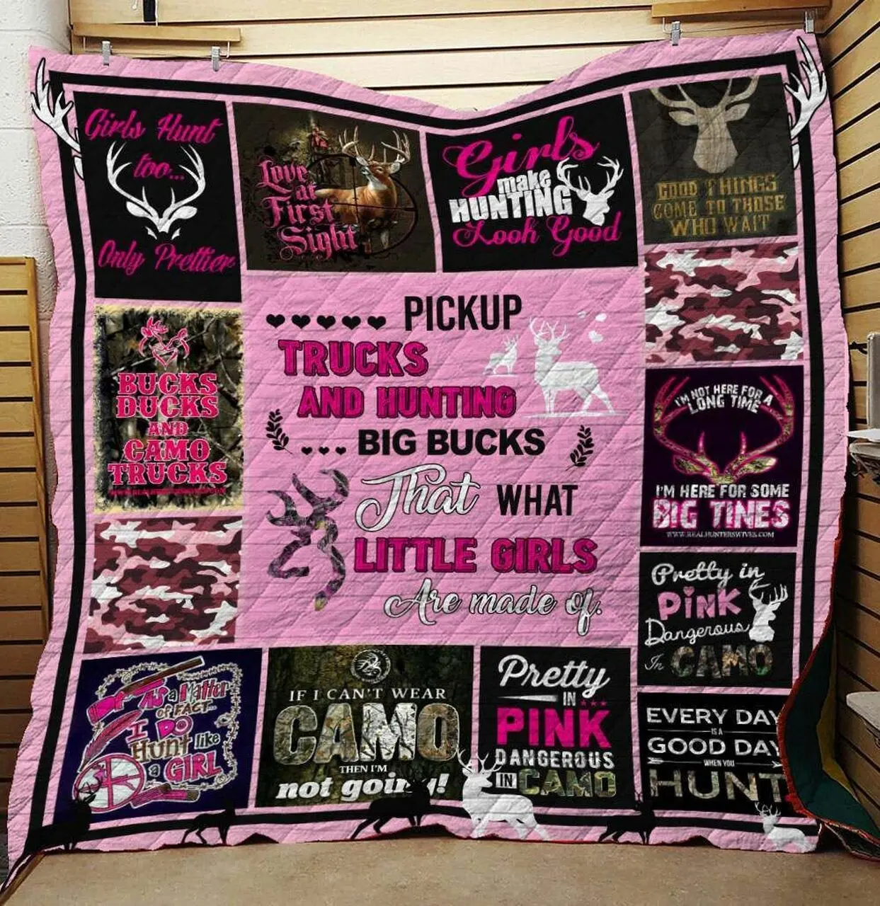 Hunting Ng110708B Tbg Quilt Blanket and Home Decor