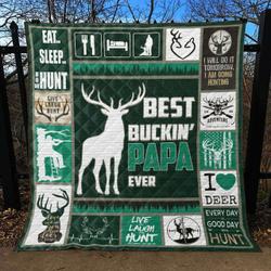 Hunting Qh 3D Personalized Customized Quilt Blanket 670 and Home Decor