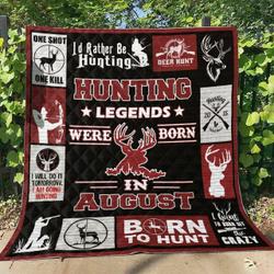 Hunting Qh160705B Tbg Quilt Blanket and Home Decor