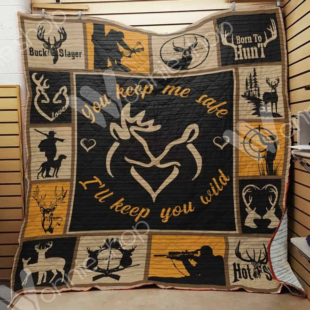 Hunting Quilt Blanket Dhc06021438Td and Home Decor