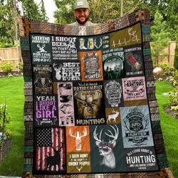 Hunting Quilt Blanket Ver 1  Quilt and Home Decor