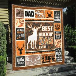 Hunting Quilt Blanket Ver 27  Quilt and Home Decor