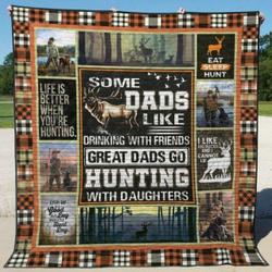 Hunting Quilt Blanket Ver 30  Quilt and Home Decor