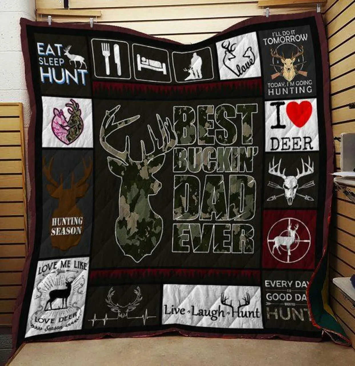 Hunting Quilt Blanket Ver 41 Quilt and Home Decor