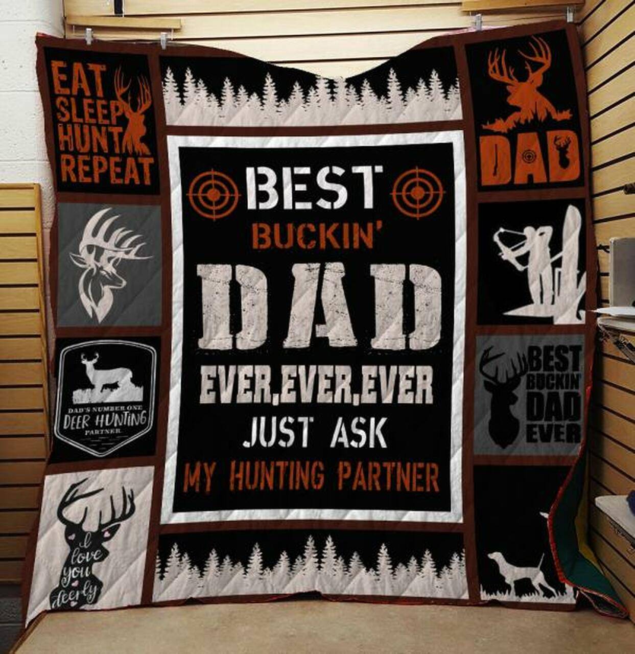 Hunting Quilt Blanket Ver 49 Quilt and Home Decor