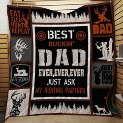 Hunting Quilt Blanket Ver 49  Quilt and Home Decor