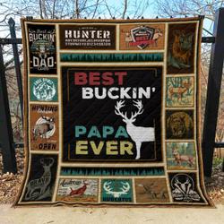 Hunting Quilt Blanket Ver 55  Quilt and Home Decor