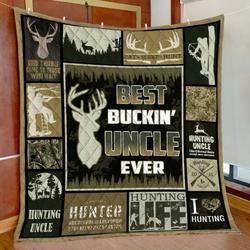 Hunting Quilt Blanket Ver 59  Quilt and Home Decor
