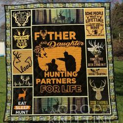 Hunting Quilt Blanket Ver 6  Quilt and Home Decor
