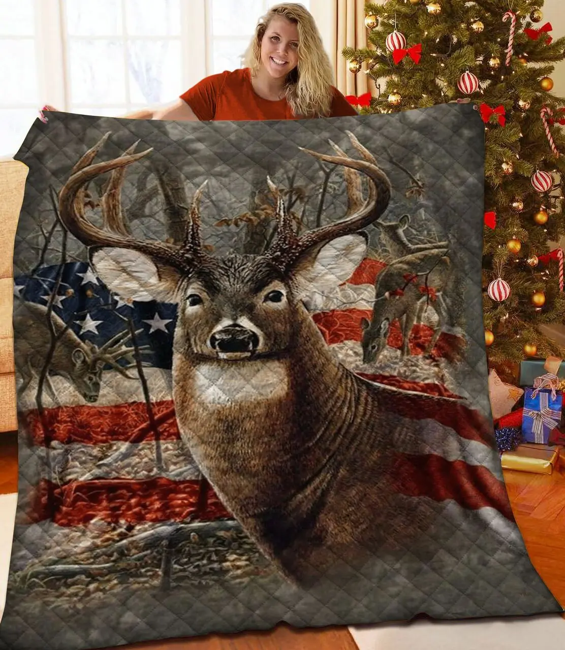 Hunting Quilt Qup and Home Decor