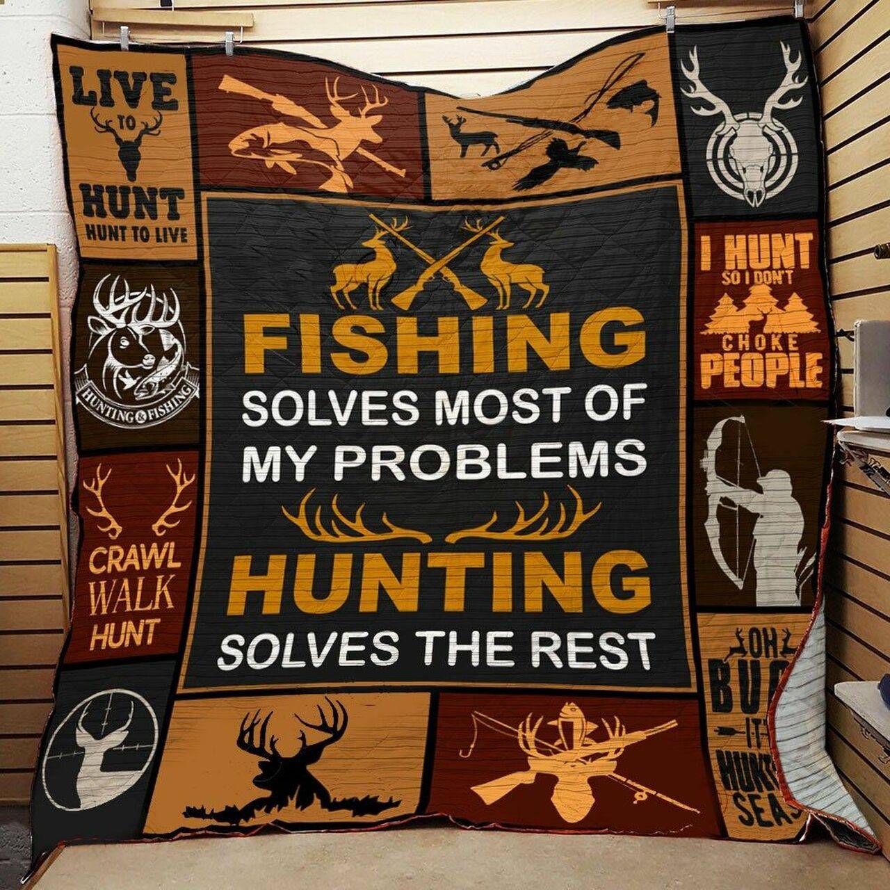 Hunting Quilt Qvo and Home Decor
