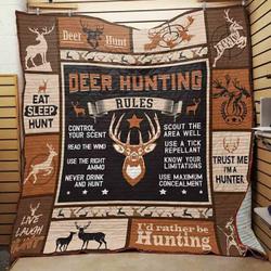 Hunting Quilt Qwi and Home Decor