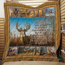 Hunting Quotes Quilt and Home Decor
