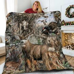 Hunting Roy 3D Customized Quilt and Home Decor