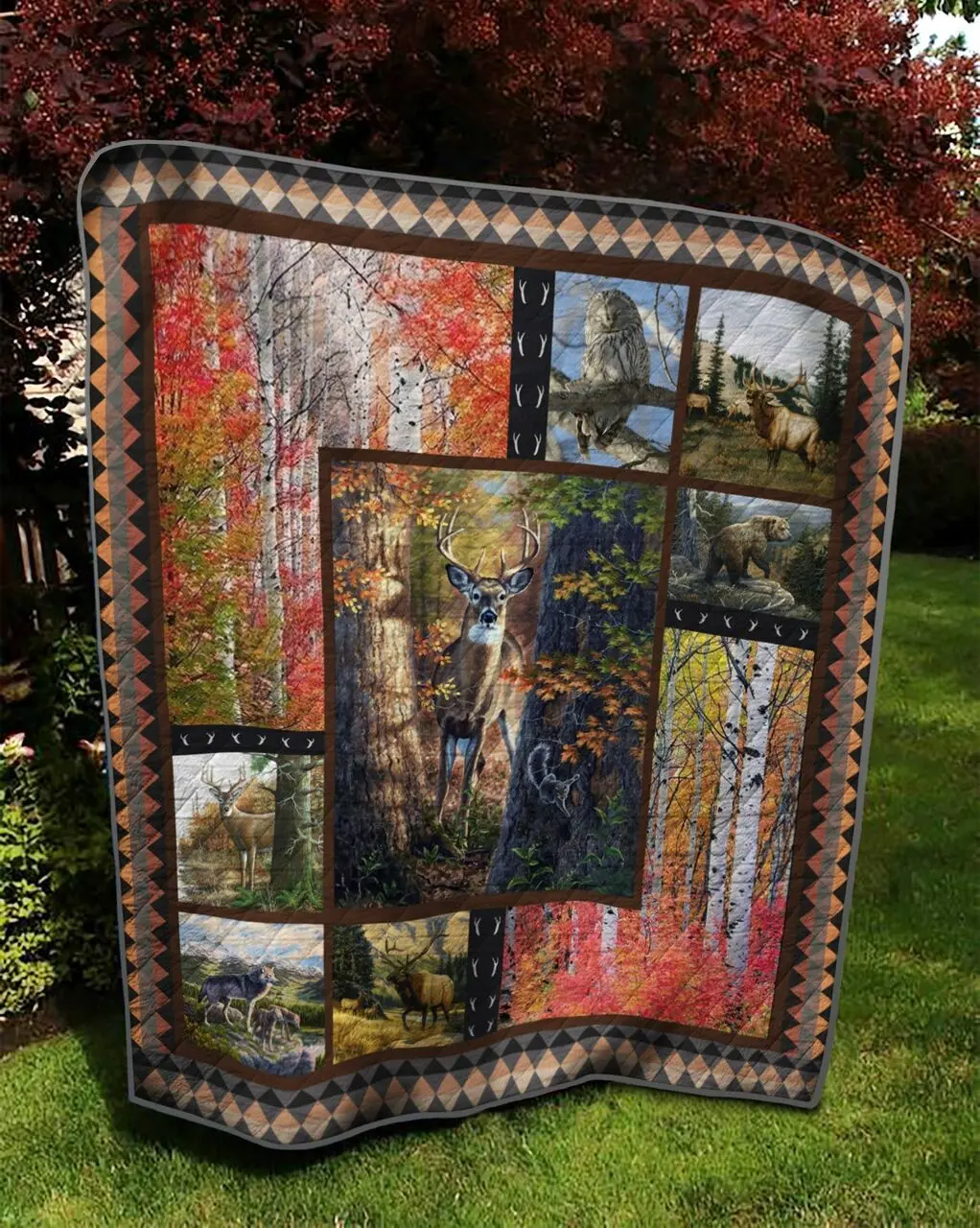 Hunting Td10111122 Quilt Blanket and Home Decor