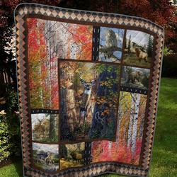 Hunting Td10111122 Quilt Blanket and Home Decor