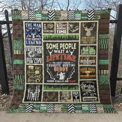 Hunting Tg 3D Personalized Customized Quilt Blanket 663 and Home Decor