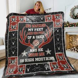 Hunting V4 Pink 3D Customized Quilt and Home Decor