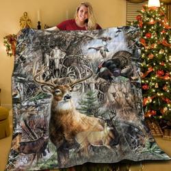 Hunting V6 NL 3D Customized Quilt and Home Decor
