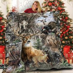 Hunting V7 NL 3D Customized Quilt and Home Decor