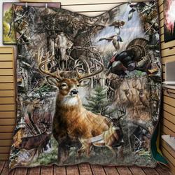 Hunting V9 NL 3D Customized Quilt and Home Decor