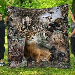 Hunting Wisdom 3D Customized Quilt and Home Decor