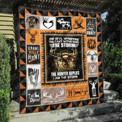 Hunting Ye 3D Personalized Customized Quilt Blanket 205 and Home Decor