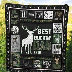 Hunting Ye 3D Personalized Customized Quilt Blanket 410 and Home Decor