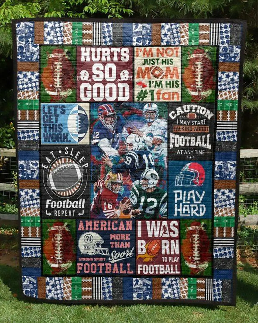 Hurts So Good Quilt Blanket Aa22 Quilt and Home Decor