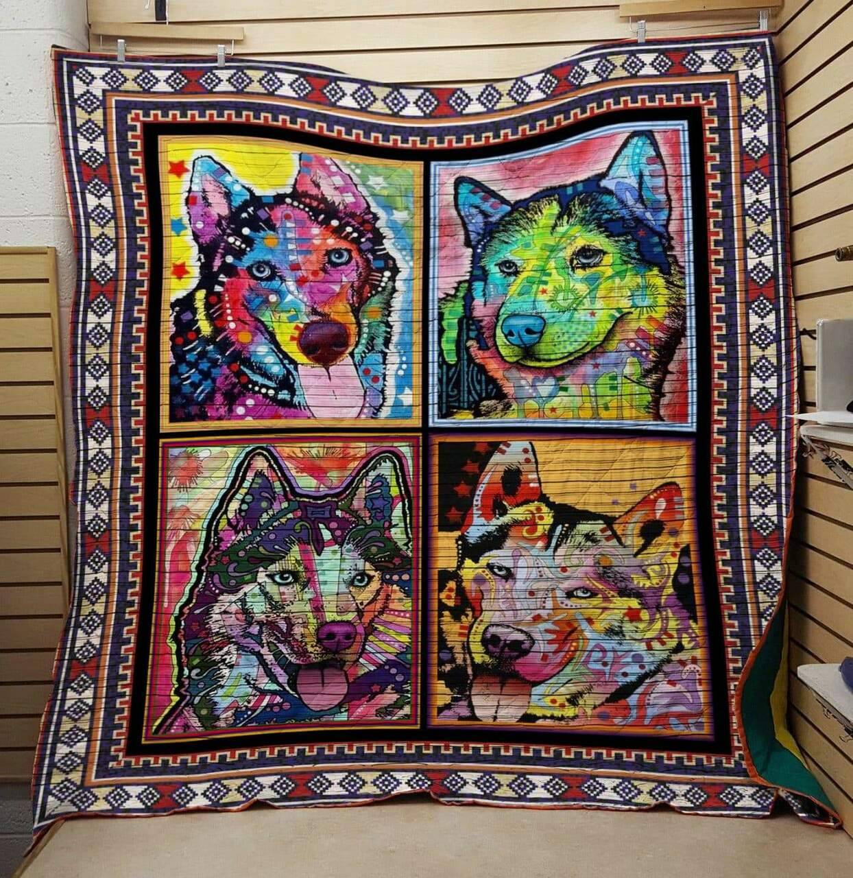 Husky 1 Quilt and Home Decor