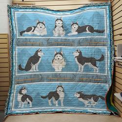Husky 4 Quilt and Home Decor