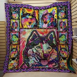 Husky 5 Quilt and Home Decor
