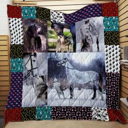 Husky And Horse Quilt Nhl and Home Decor