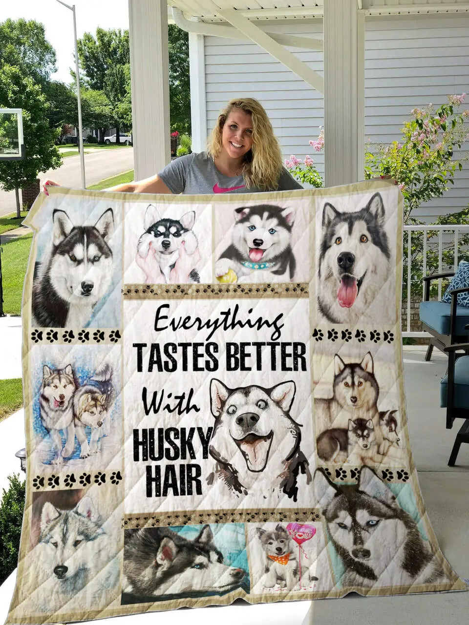 Husky Quilt Th706 and Home Decor