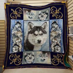 Husky Royal Husky Quilt Blanket Dhc020120878Td and Home Decor