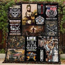 I Am A Mechanic Blanket Kc1807 Quilt and Home Decor