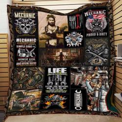 I Am A Mechanic Quilt Mzj and Home Decor