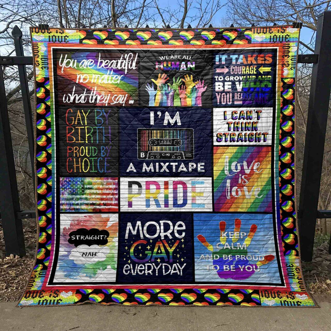I Am A Mixtape Pkd240683 Quilt Blanket and Home Decor