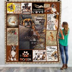 I Am Your Boxer Quilt Blanket Great Customized Blanket Gifts For Birthday Christmas Thanksgiving and Home Decor