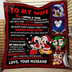 I Became Yours And You Became Mine Mickey Quilt Nv and Home Decor