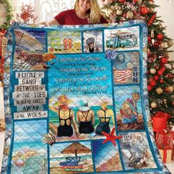 I Believe In The Ocean Quilt Mue and Home Decor